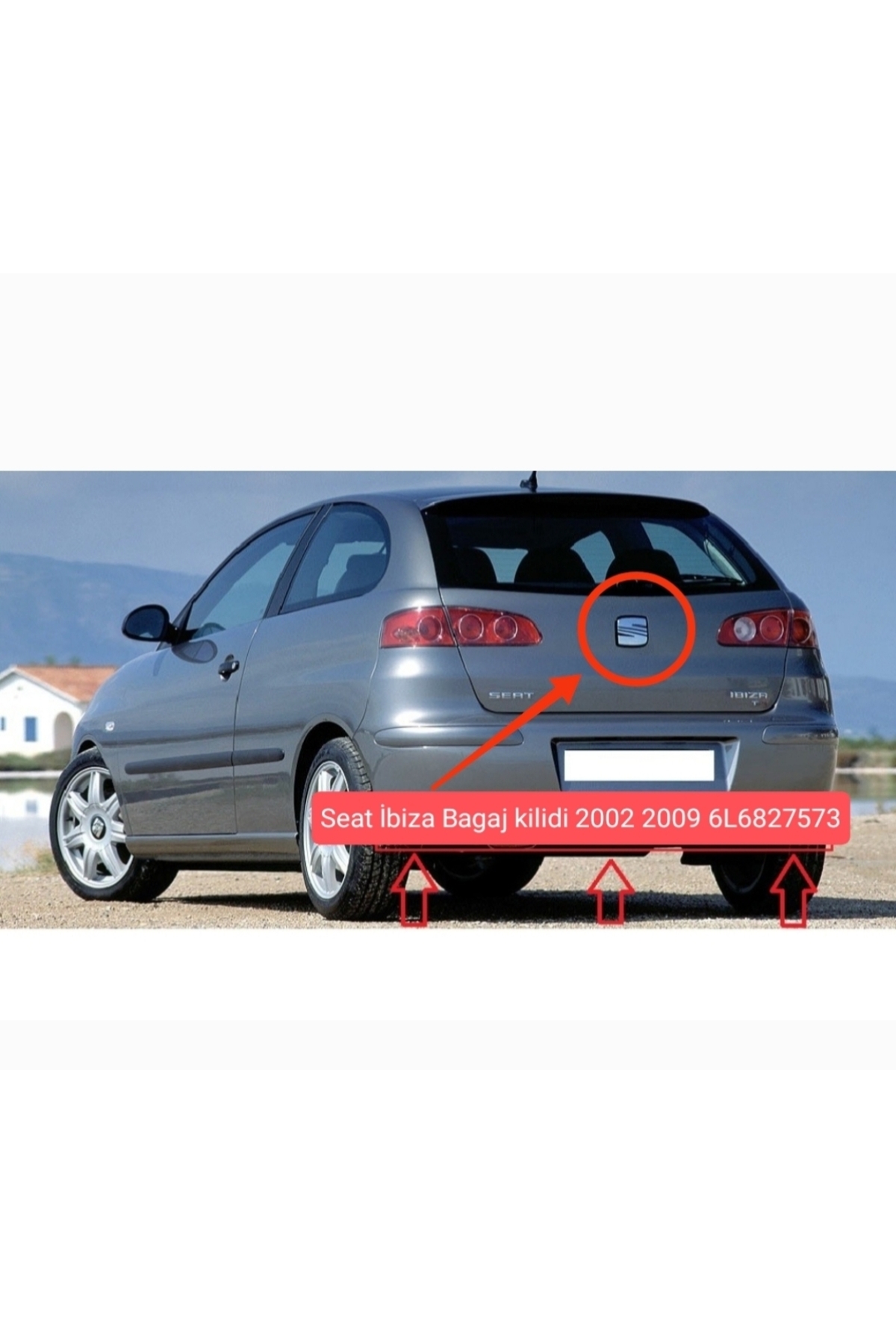 İbiza bagaj kilidi 2002 2009 İbiza Bagaj logo kilit motorlu - Görsel 4