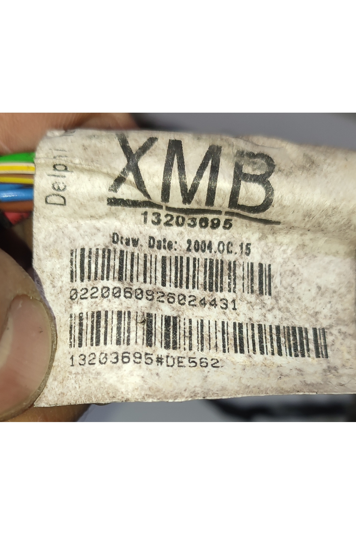Vectra C sol ön kapı kilit tesisatı GM 13193366 Vectra C sol ön kapı elektrik tesisatı 13203695 - Görsel 4