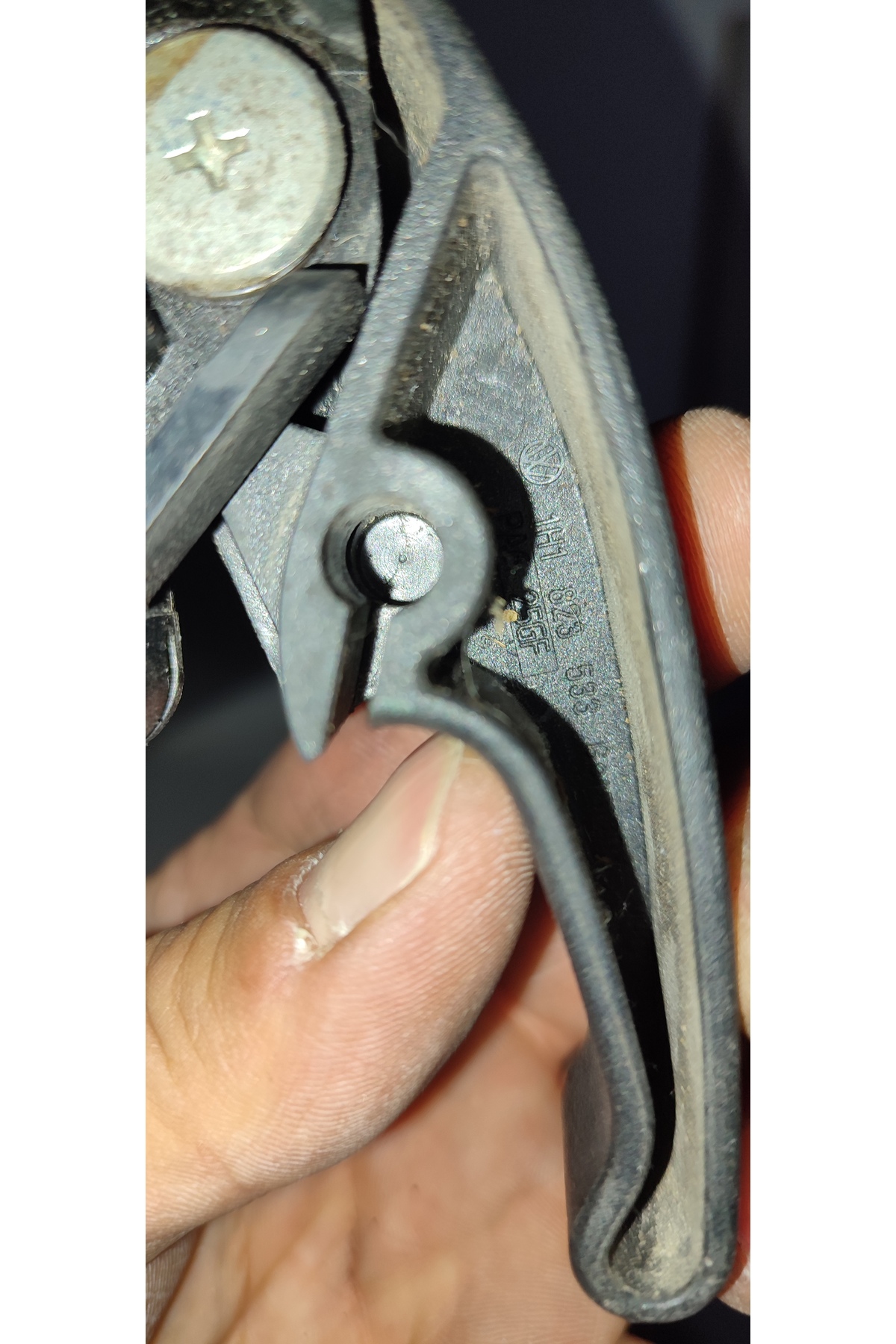 Kaput açma kolu 1H1823533 Caddy Golf Bora Passat A3 İbiza Fabia Cordoba - Görsel 3