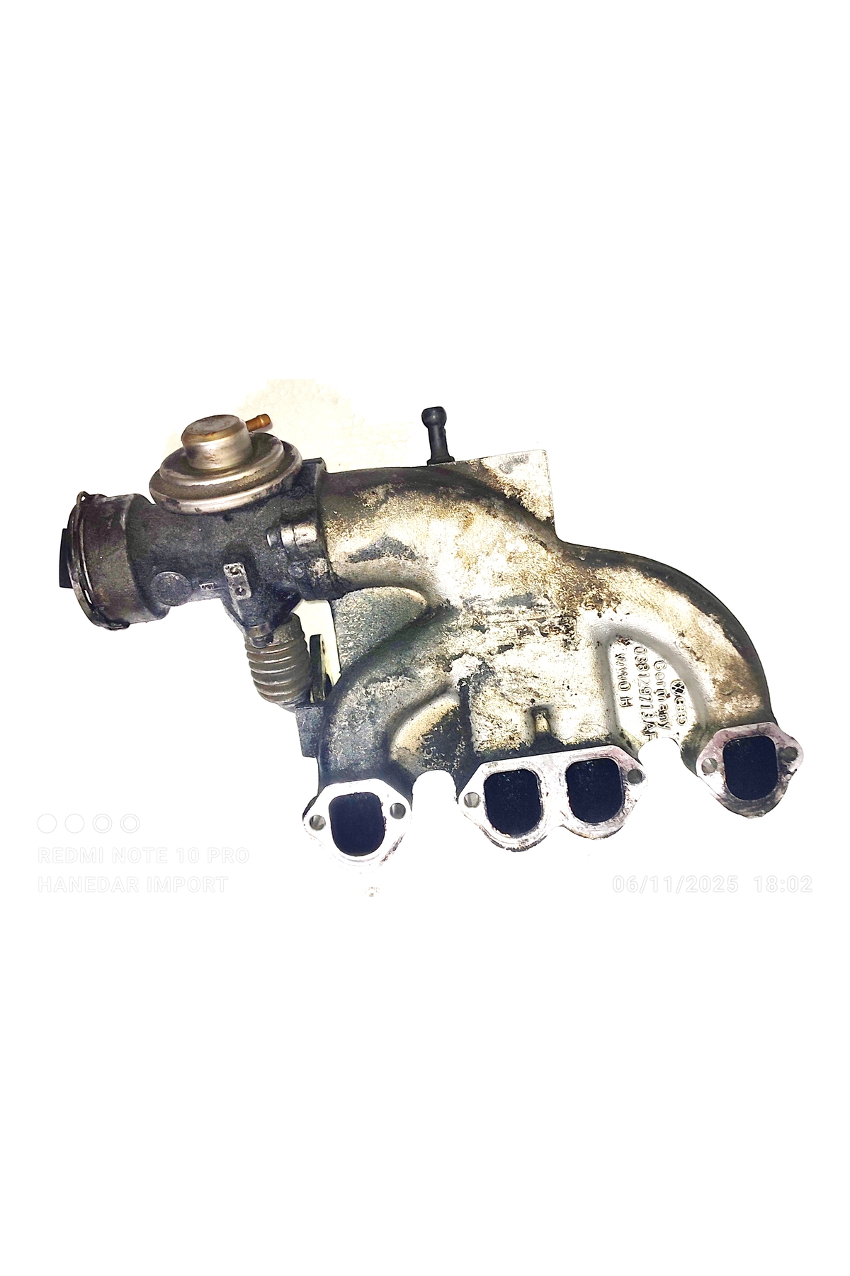 Leon emme manifoldu 1.9 TDI Altea Toledo bora Golf Jetta 038129713AF - Görsel 2